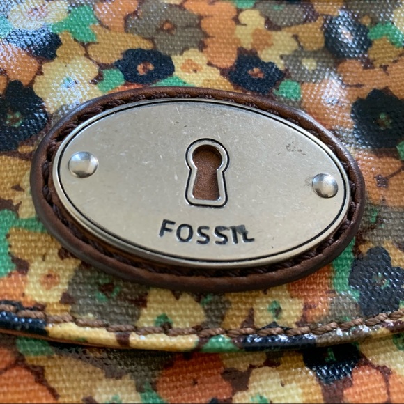 Fossil Crossbody Multicolour Floral Purse - Picture 3 of 16
